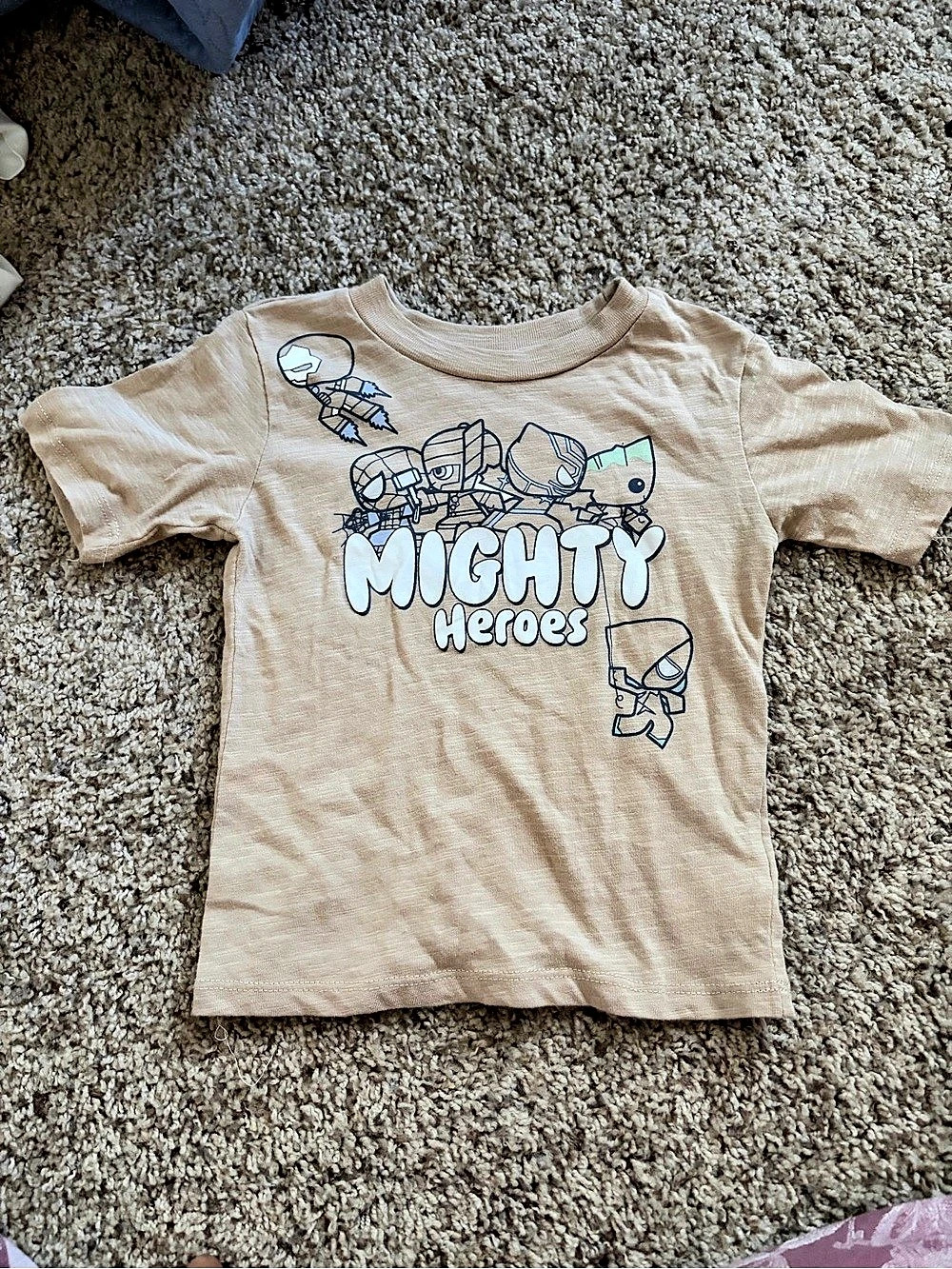 Marvel Toddler Boys Mighty Heroes Short Sleeve Graphic T-Shirt Graphic Tee